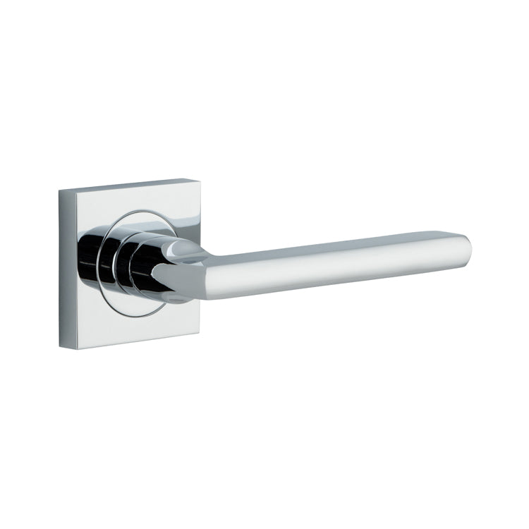 Baltimore Lever - Square Rose Chrome Plated / Solid Brass
