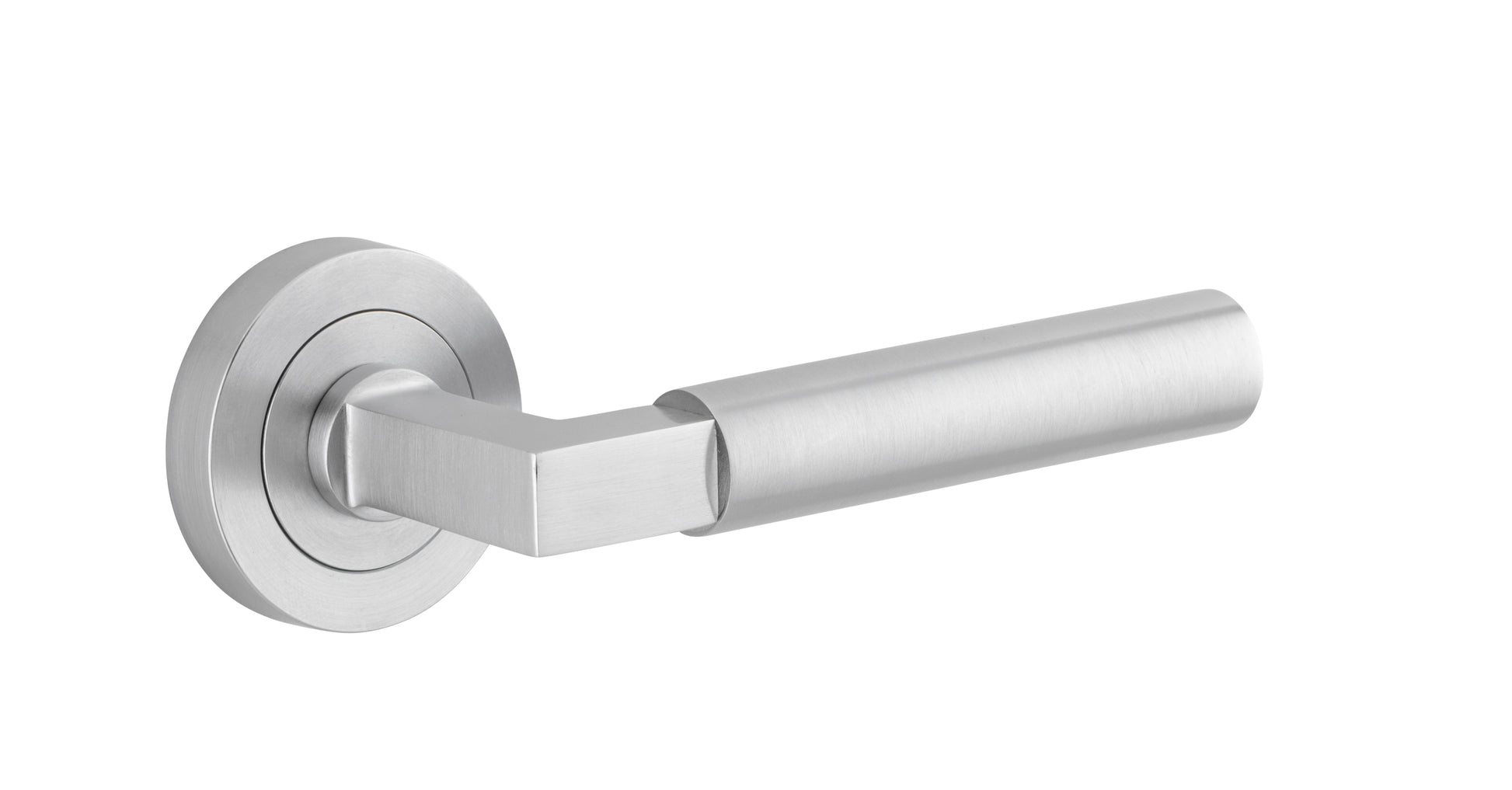 Berlin Lever - Round Rose Satin Chrome