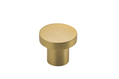 Osaka Cupboard Knob P28xD32mm Satin Brass