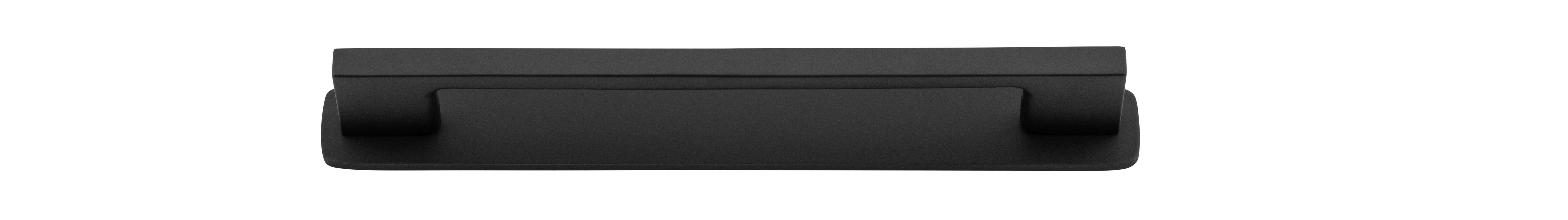 Cali Cabinet Pull with Backplate - CTC 160mm Matt Black