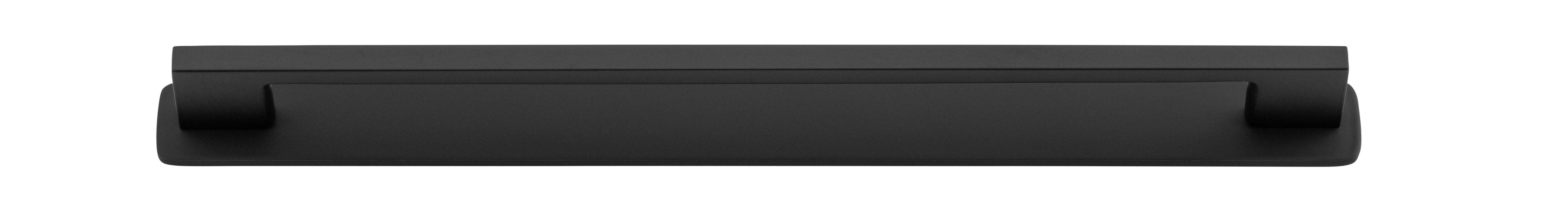 Cali Cabinet Pull with Backplate - CTC 256mm Matt Black