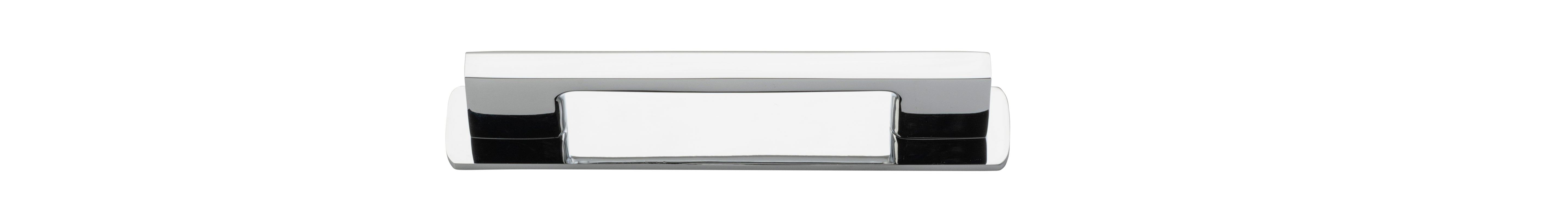 Cali Cabinet Pull with Backplate - CTC 96mm Chrome Plated