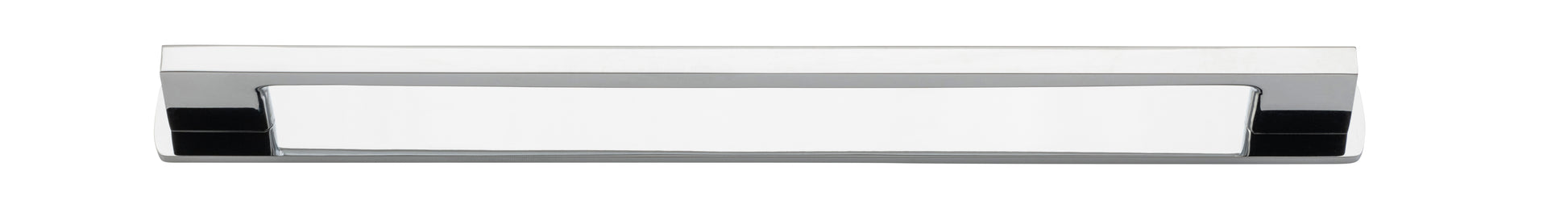 Cali Cabinet Pull with Backplate - CTC 256mm Chrome Plated