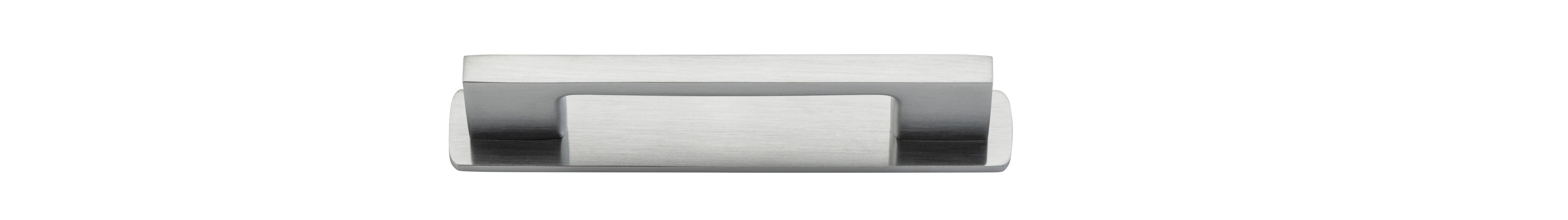 Cali Cabinet Pull with Backplate - CTC 96mm Satin Chrome