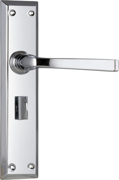 Menton Lever - Long Backplate Chrome Plated / Privacy | Privacy