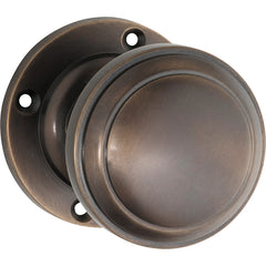 Milton Knob - Round Rose Antique Brass / Passage