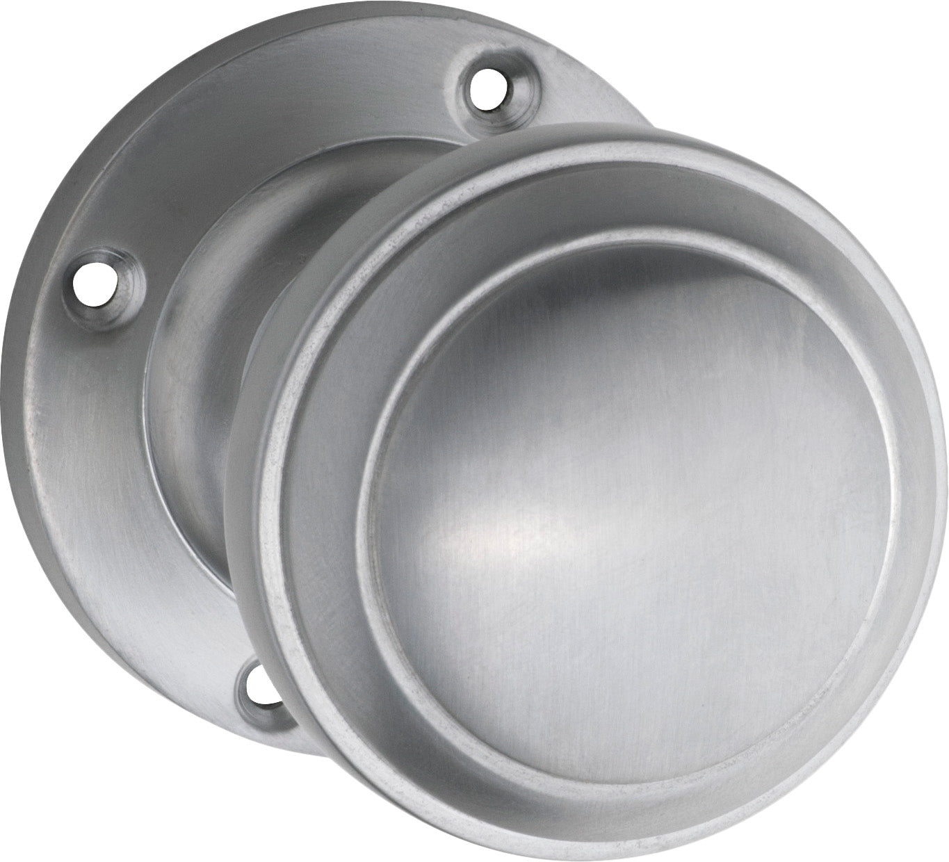 Milton Knob - Round Rose Satin Chrome / Passage