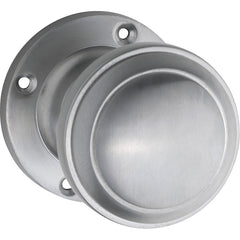Milton Knob - Round Rose Satin Chrome / Passage