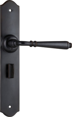 Reims Lever - Long Backplate Antique Copper / Privacy | Privacy