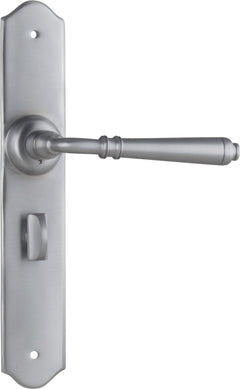 Reims Lever - Long Backplate Satin Chrome / Privacy | Privacy