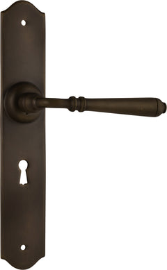 Reims Lever - Long Backplate Antique Brass / Lock | Lock (Skeleton Key)