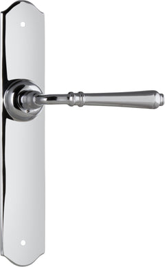 Reims Lever - Long Backplate Chrome Plated / Latch | Passage