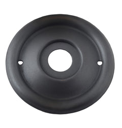 Milled Edge Mortice Knob Backplates Antique Copper / Passage / 46mm