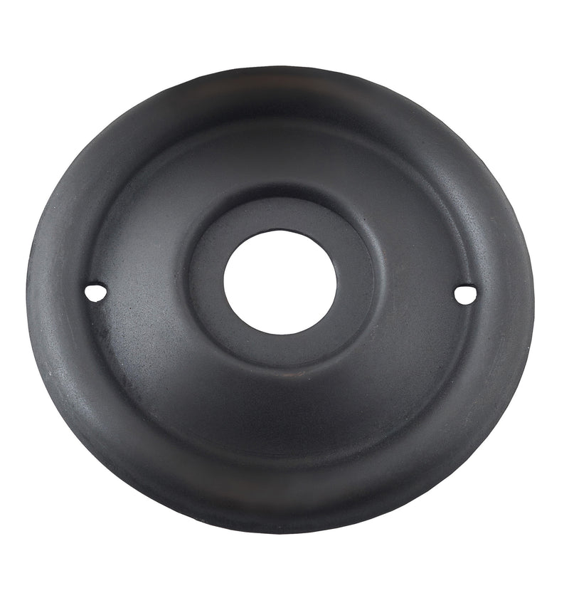 Milled Edge Mortice Knob Backplates Antique Copper / Passage / 46mm