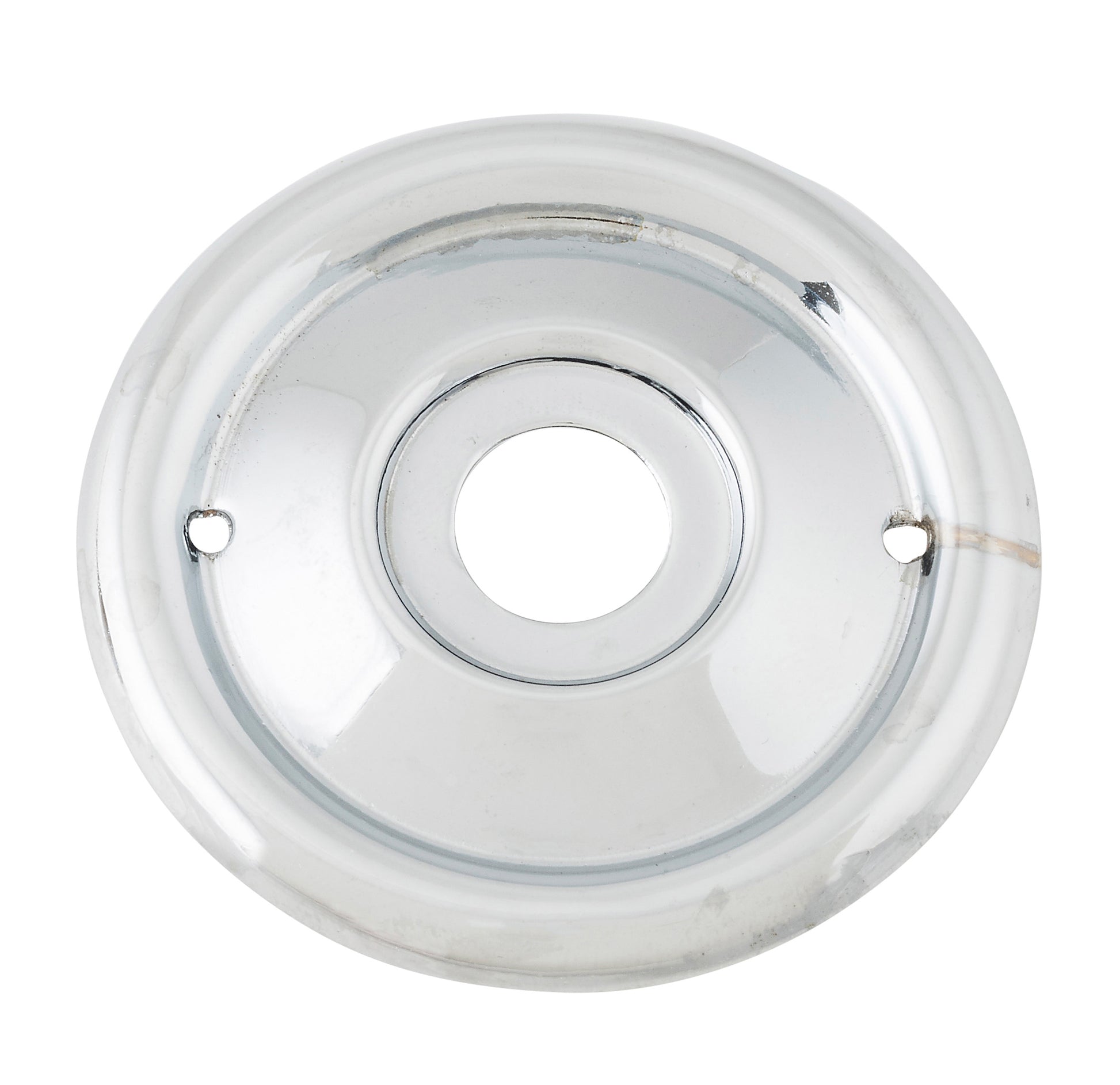 Milled Edge Mortice Knob Backplates Satin Chrome / Passage / 46mm