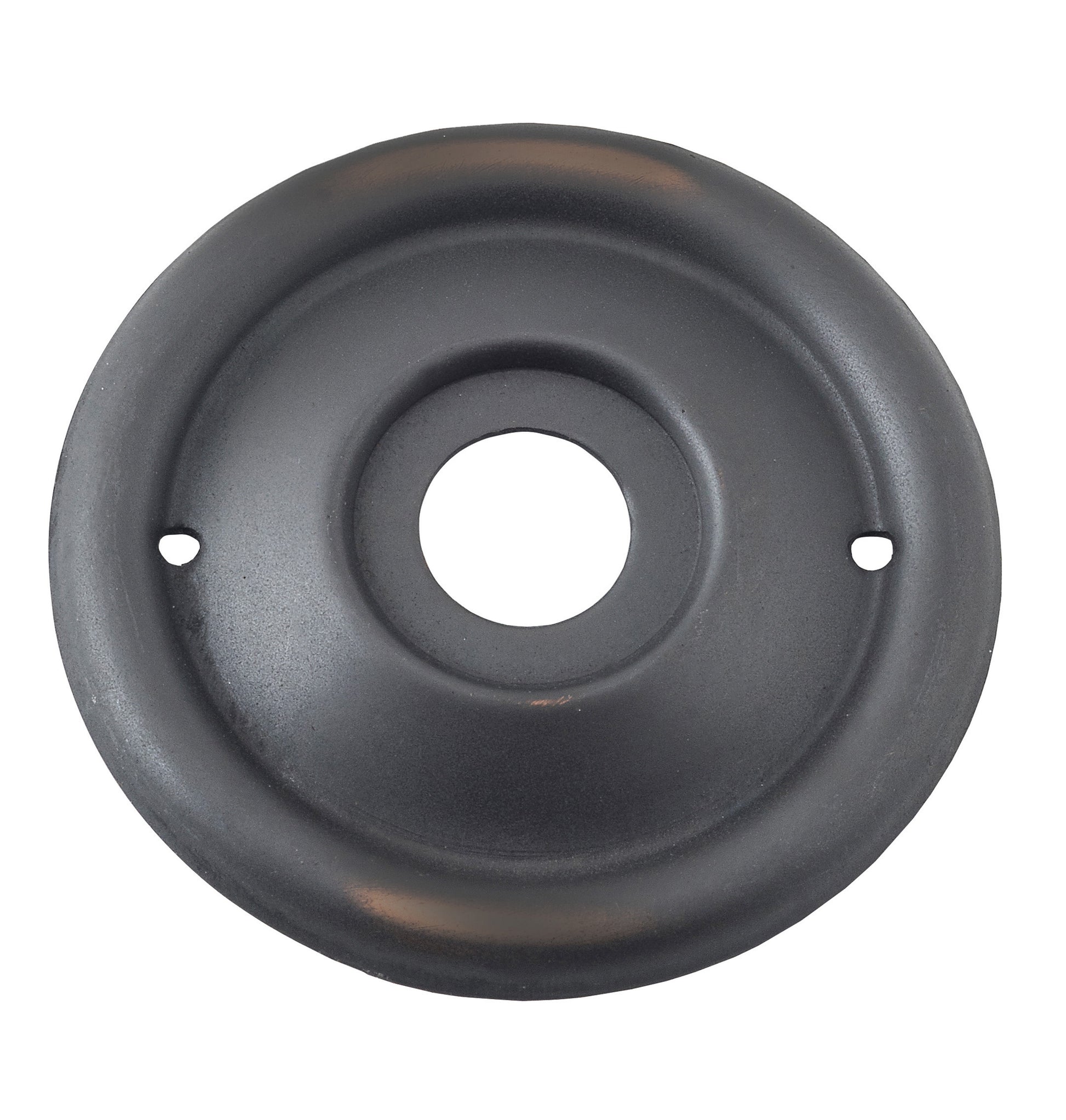 Milled Edge Mortice Knob Backplates Antique Copper / Passage / 52mm