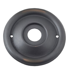 Milled Edge Mortice Knob Backplates Antique Copper / Passage / 52mm