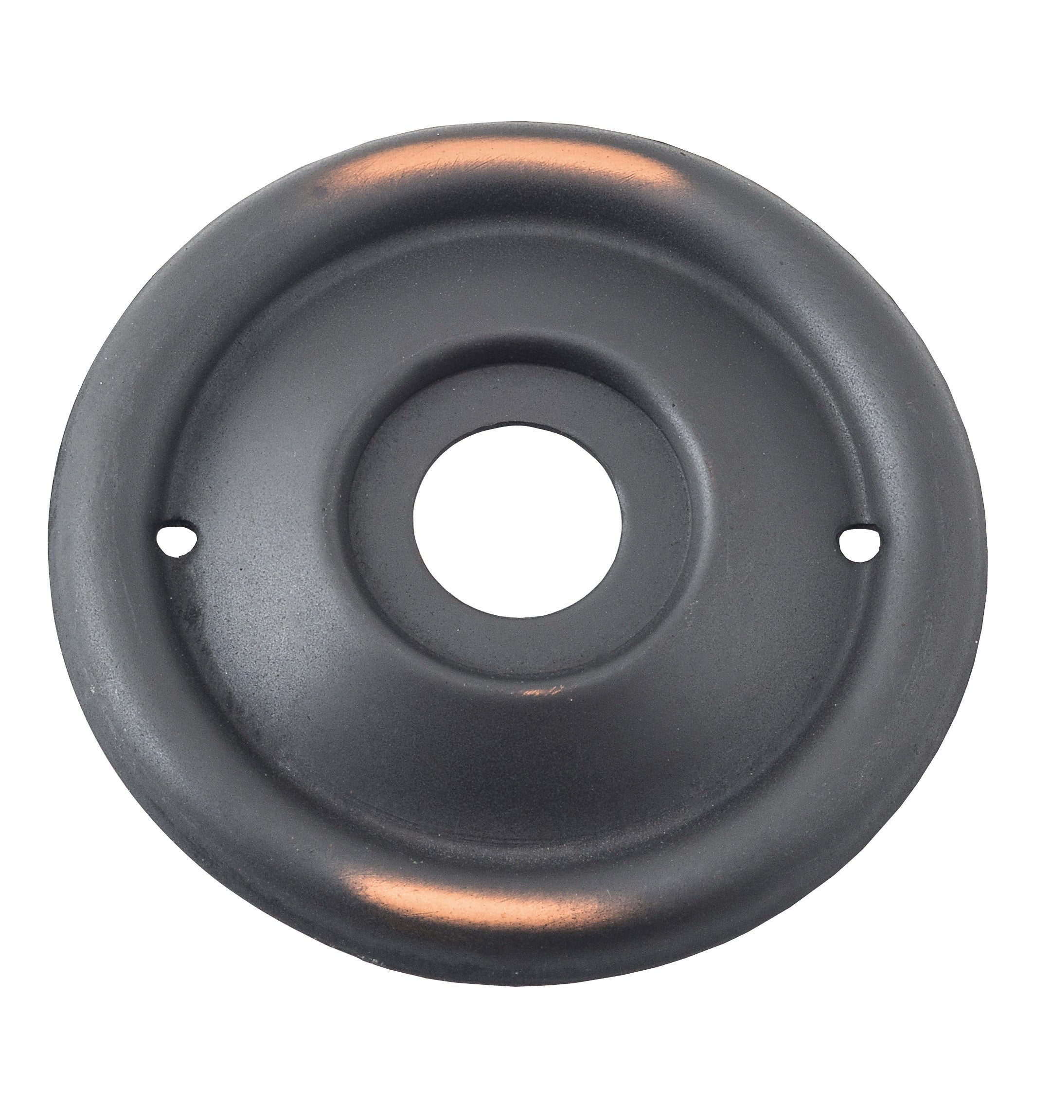 Milled Edge Mortice Knob Backplates Antique Copper / Passage / 52mm