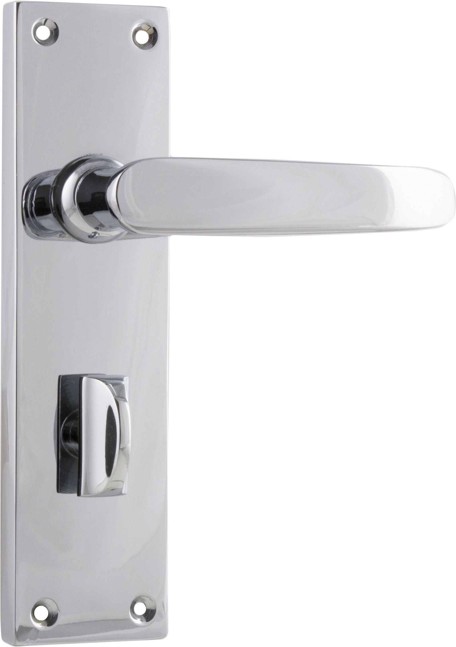 Balmoral Lever - Long Backplate Chrome Plated / Privacy | Privacy