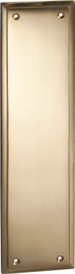 Milton Push Plate Polished Brass