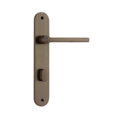 Baltimore Lever - Oval Backplate Antique Brass / Solid Brass