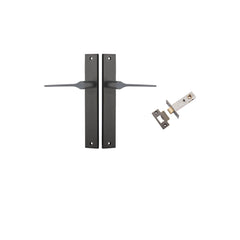 Como Lever - Rectangular Backplate Passage Kit Antique Brass / Solid Brass