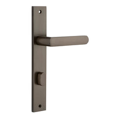 Osaka Lever - Rectangular Backplate Antique Brass / Solid Brass