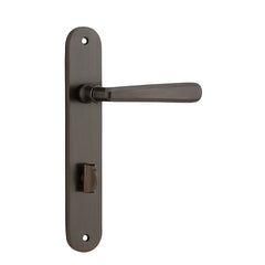 Copenhagen Lever - Oval Backplate Antique Brass / Solid Brass