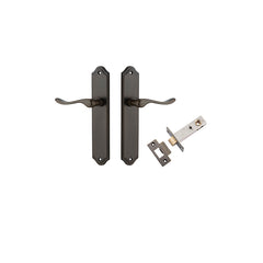 Stirling Lever - Shouldered Backplate Passage Kit Antique Brass / Solid Brass