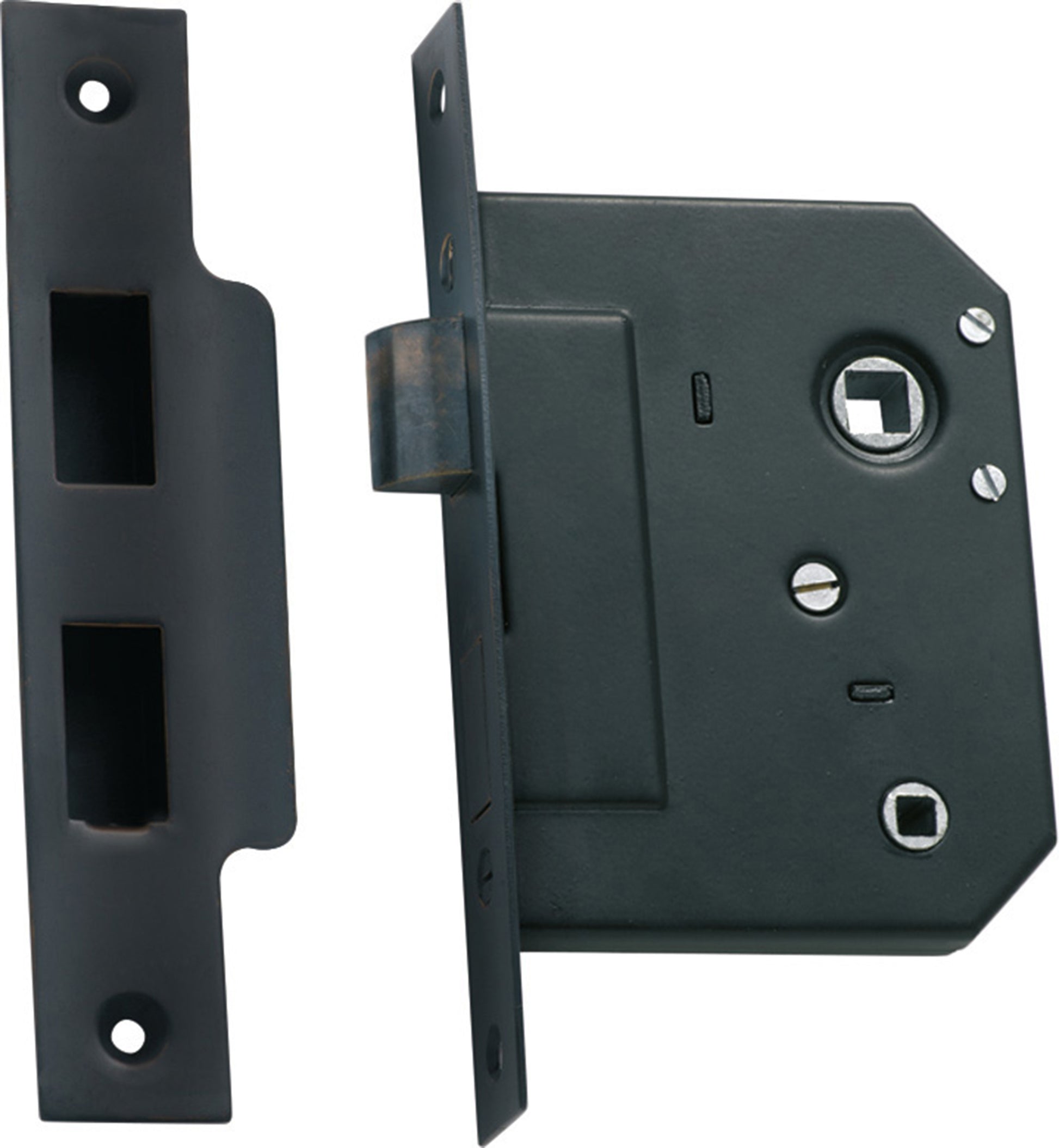 Privacy Mortice Lock Antique Copper / Backset 44mm