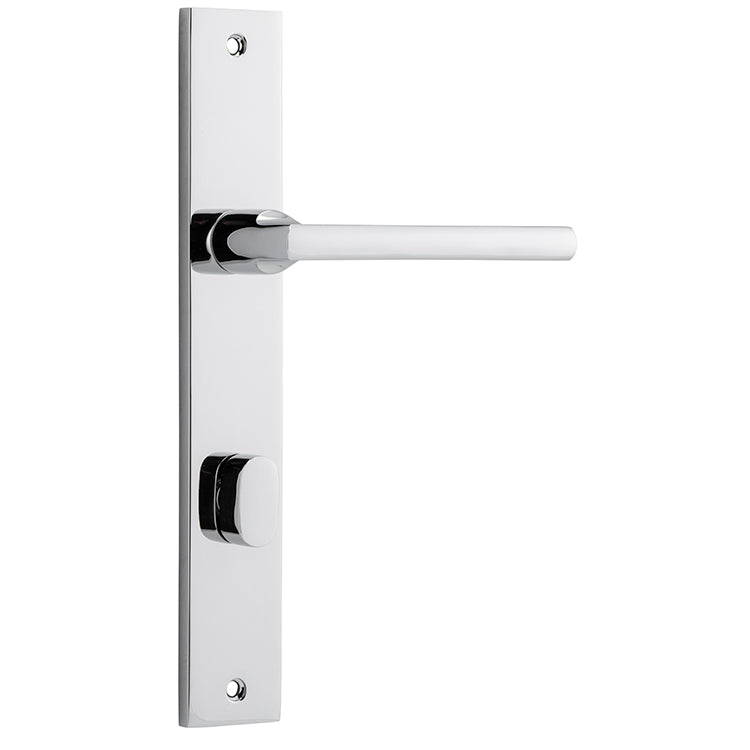 Baltimore Lever - Rectangular Backplate Chrome Plated / Solid Brass