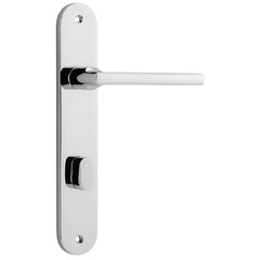 Baltimore Lever - Oval Backplate Chrome Plated / Solid Brass