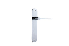 Como Lever - Oval Backplate Chrome Plated