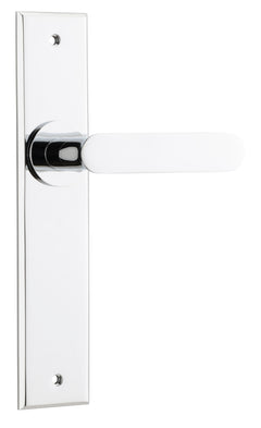 Bronte Lever - Chamfered Backplate Chrome Plated / Brass