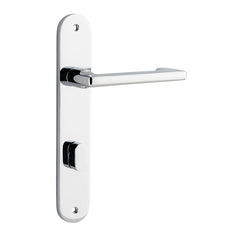 Baltimore Return Lever - Oval Backplate Chrome Plated / Solid Brass
