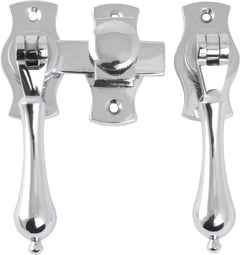 Teardrop French Door Fastener Chrome Plated