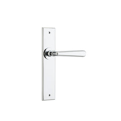 Copenhagen Lever - Chamfered Backplate Chrome Plated / Solid Brass