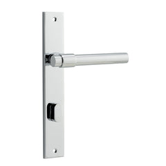 Helsinki Lever - Rectangular Backplate Chrome Plated / Solid Brass