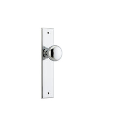 Cambridge Knob - Chamfered Backplate Chrome Plated / Brass