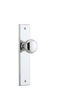 Cambridge Knob - Chamfered Backplate Chrome Plated / Brass