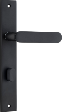 Bronte Lever - Rectangular Backplate Matt Black