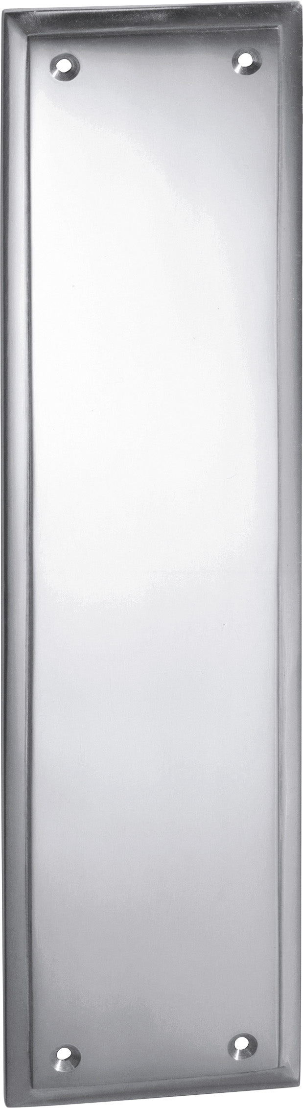 Milton Push Plate Chrome Plated