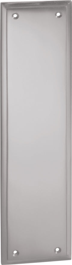 Milton Push Plate Satin Chrome