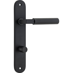 Berlin Lever - Oval Backplate Matt Black