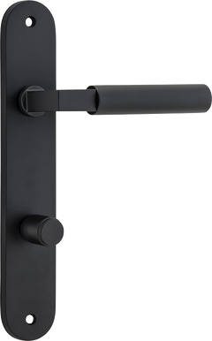 Berlin Lever - Oval Backplate Matt Black