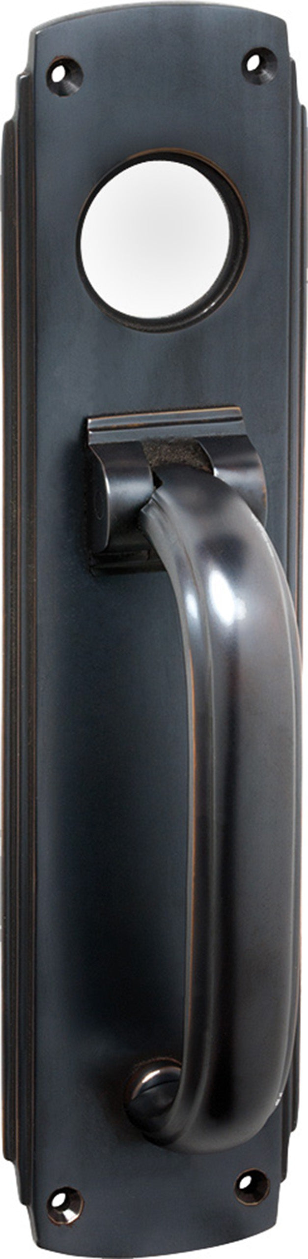 Deco Pull Handle / Knocker Antique Copper / H240xW60mm