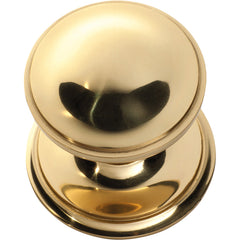 Classic Centre Door Knob Polished Brass