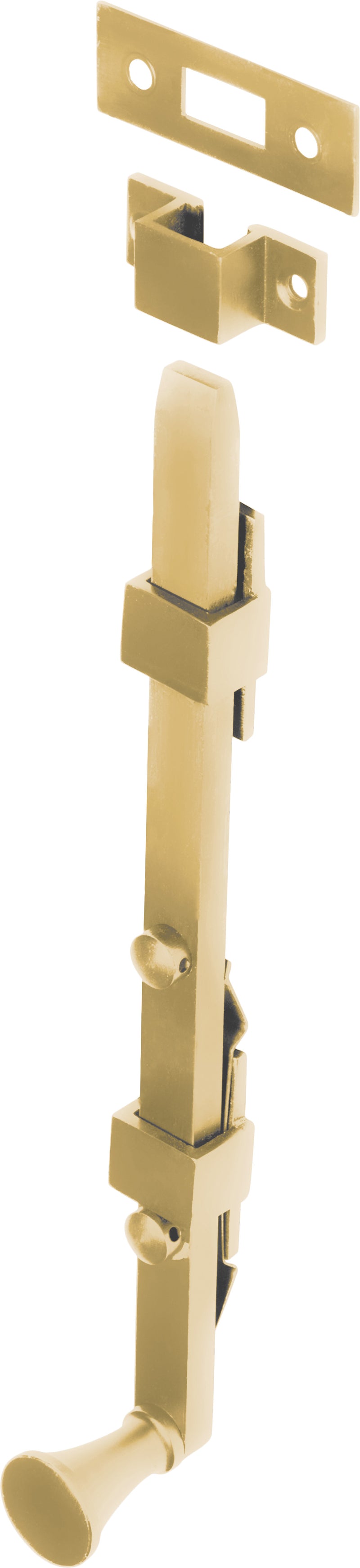 Panic Bolt Polished Brass / L255mm