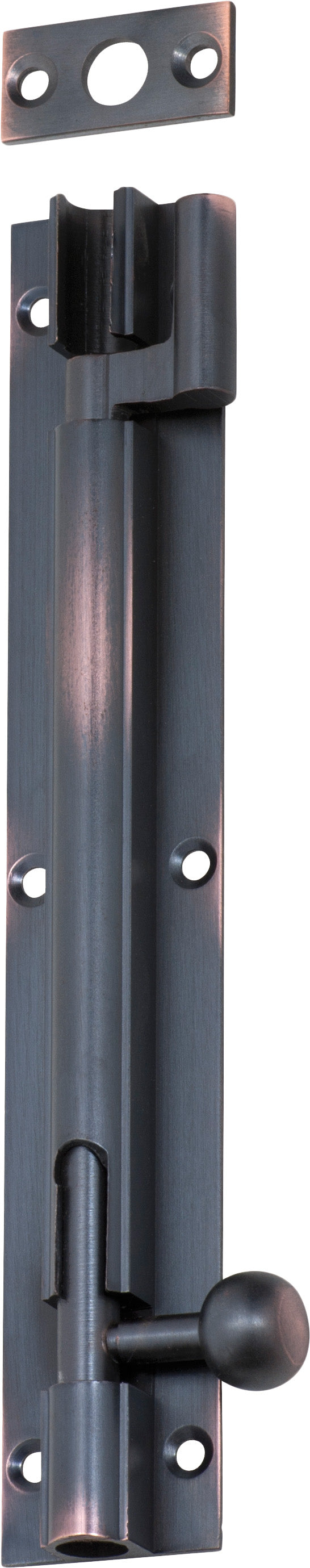 Barrel Bolt Antique Copper / Offset  L150mm