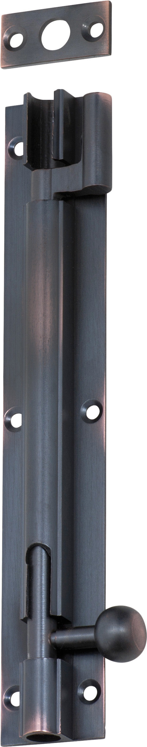 Barrel Bolt Antique Copper / Offset  L150mm